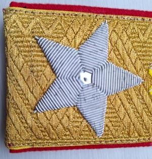 Shoulder strap of Marshal of the USSR with a defect